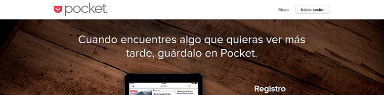 Herramientas para mejorar tu estrategia de marketing de contenidos: Pocket